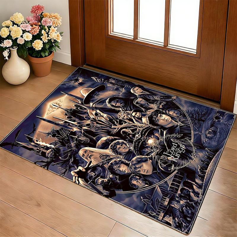 Lord Rings Living Room Nonslip Area Rug Soft Carpet For Bedroom Game Playroom Sofa Office Home Decor Doormat Christmas Gift C10211
