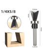 1/4 Inch Shank Flush Trim Bits Tungsten Carbide Dovetail Joint Router Bits Cut Router Bit