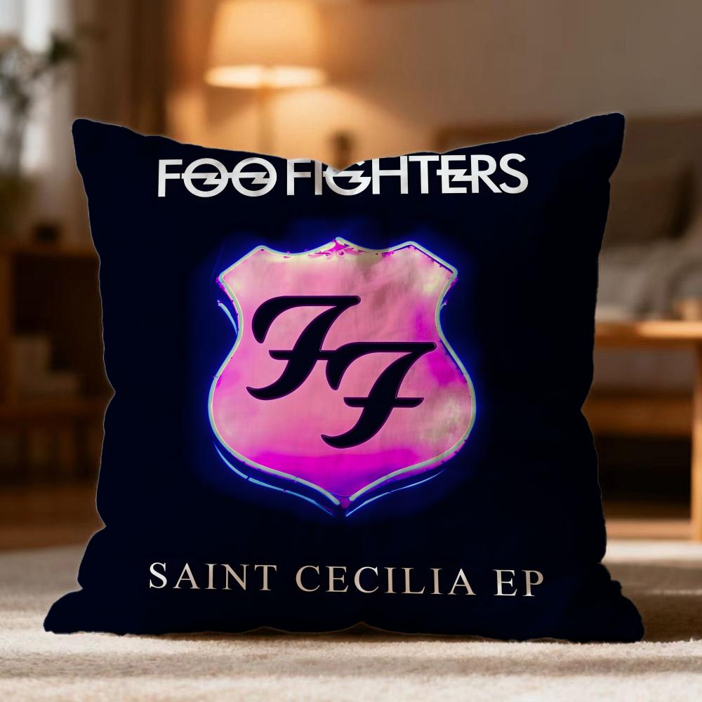 Горячая Наволочка Foo Fighters Мягкая Стирающаяся Подушка Многоцелевая для Дивана Кровати Путешествий Офиса