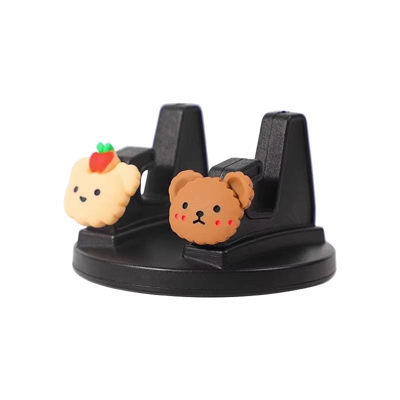 Универсальный автомобильный держатель для мобильного телефона Женский мультяшный медведь Аксессуары для рамки прибора центральной консоли автомобиля Интерьер
