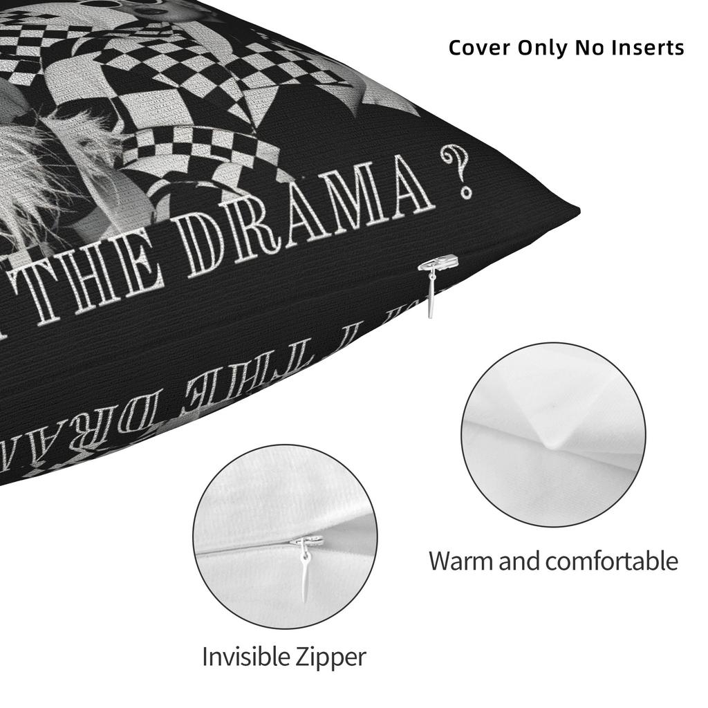 Cardi B Am I The Drama Pillow Case Cute Funny Pillow Cover Comfy Pillowcases For Wedding Party Home Decor