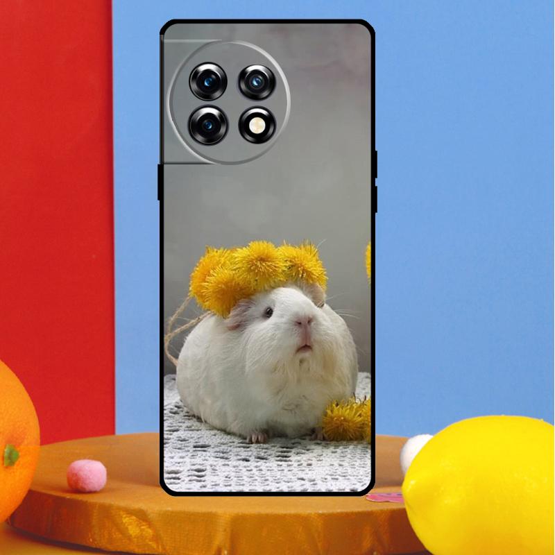 Animal Guinea Pig Cover For OnePlus 12 11 13 13R 12R 10 Pro 8T 10T OnePlus Nord 4 CE 2 3 Lite N10 N20 N30 Case