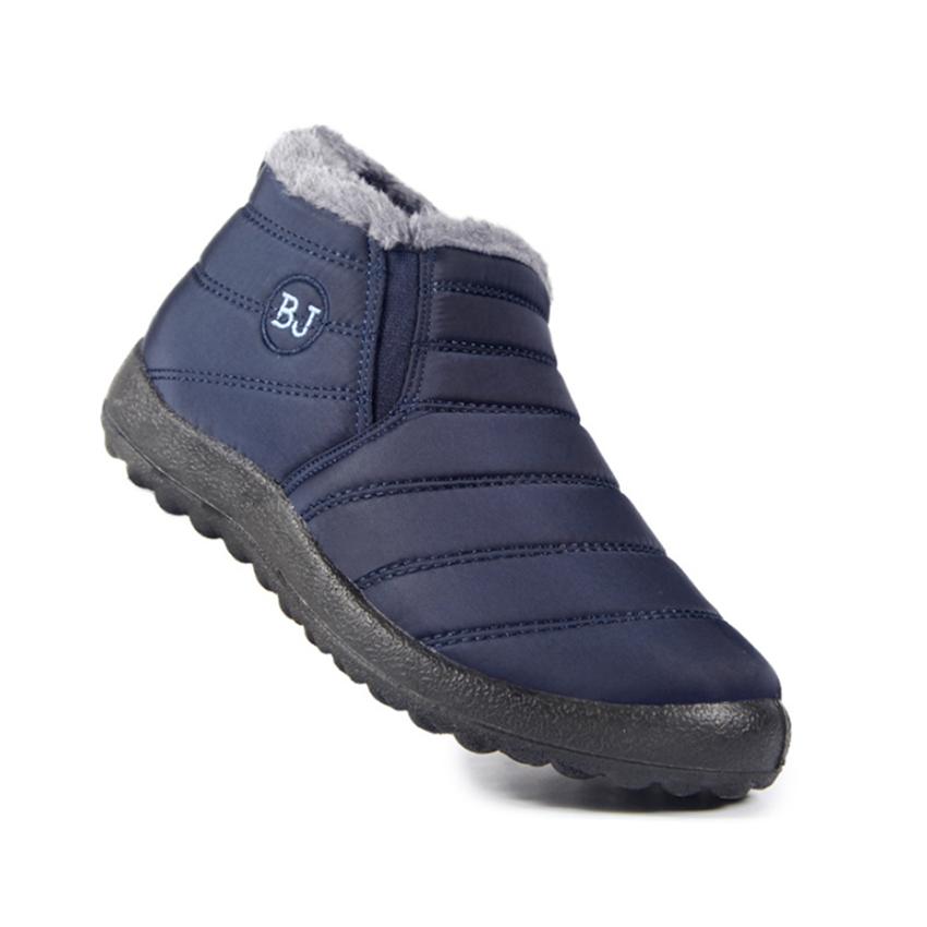 Женские ботинки на зимнем меху, женская обувь на платформе, новая обувь без шнуровки, женские ботильоны, непромокаемые зимние ботинки на плоской подошве, Botas Mujer, женские ботинки