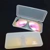 Plastic Frosted Large Polarized Glasses Clip Storage Box