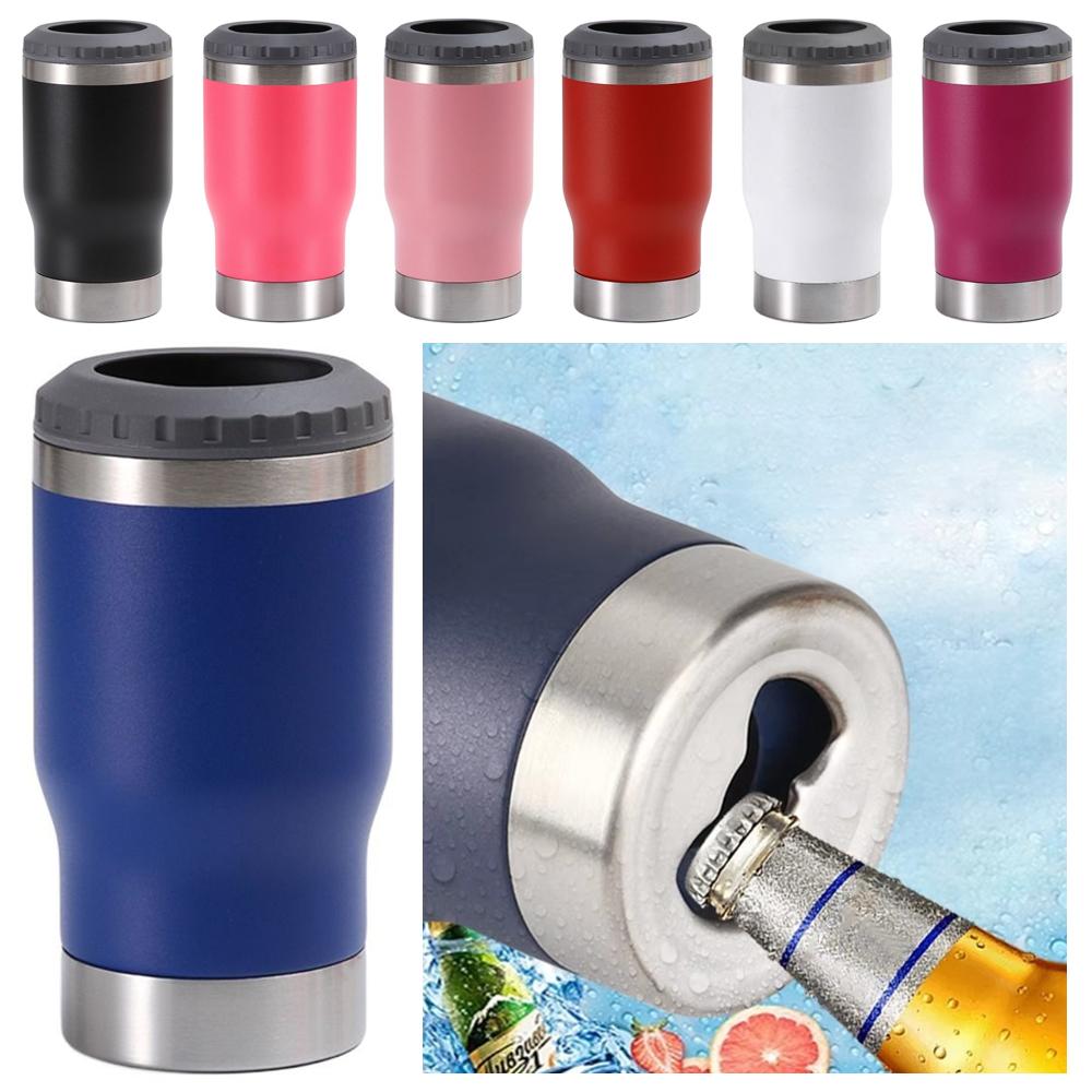 Термос-чашка 14 унций, открывалка для холодного хранения, утолщенная, сохраняющая охлаждение бутылка