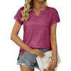Женская летняя футболка с V-образным вырезом и рукавами реглан, женский топ с короткими рукавами, рубашка