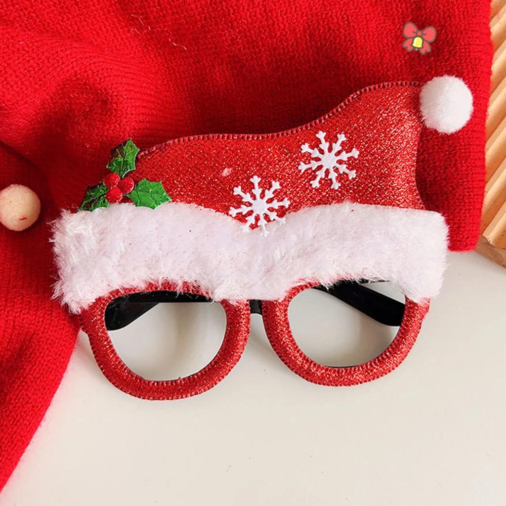 1pc-New Year Christmas Decoration Glasses Deer Ear Christmas Hat Children's Party Decoration Photos Props Christmas Supplies