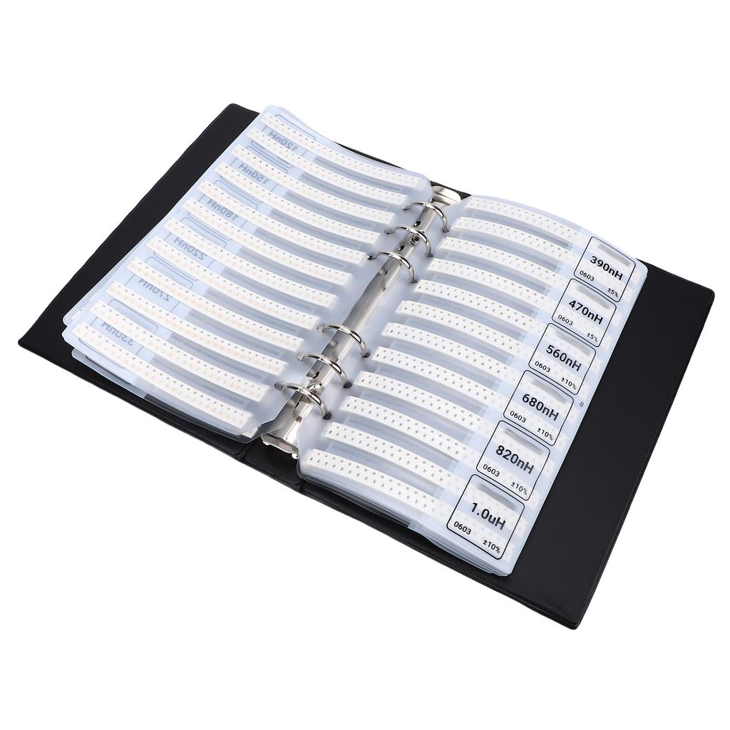 0603 Inductor Sample Book 64Valuesx50Pcs Multilayer Inductor Assorted Kit for Proofing Repair Teaching Experiment