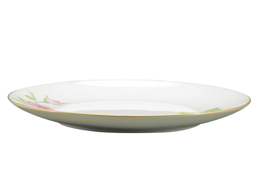 Okura Touen "For You" Rose 20cm Cake Plate, Made In Japan, 33H/5191