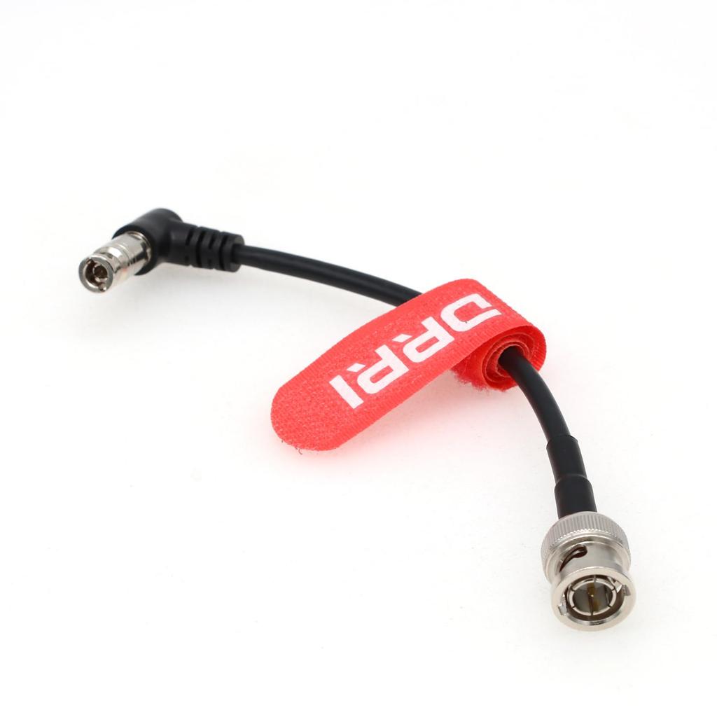 DRRI BNC-штекер на Micro BNC Видео кабель RG59 Belden 1855A для Blackmagic Video Assist Высокоплотный Г-образный HD-SDI 3G/6G 5-дюймовый