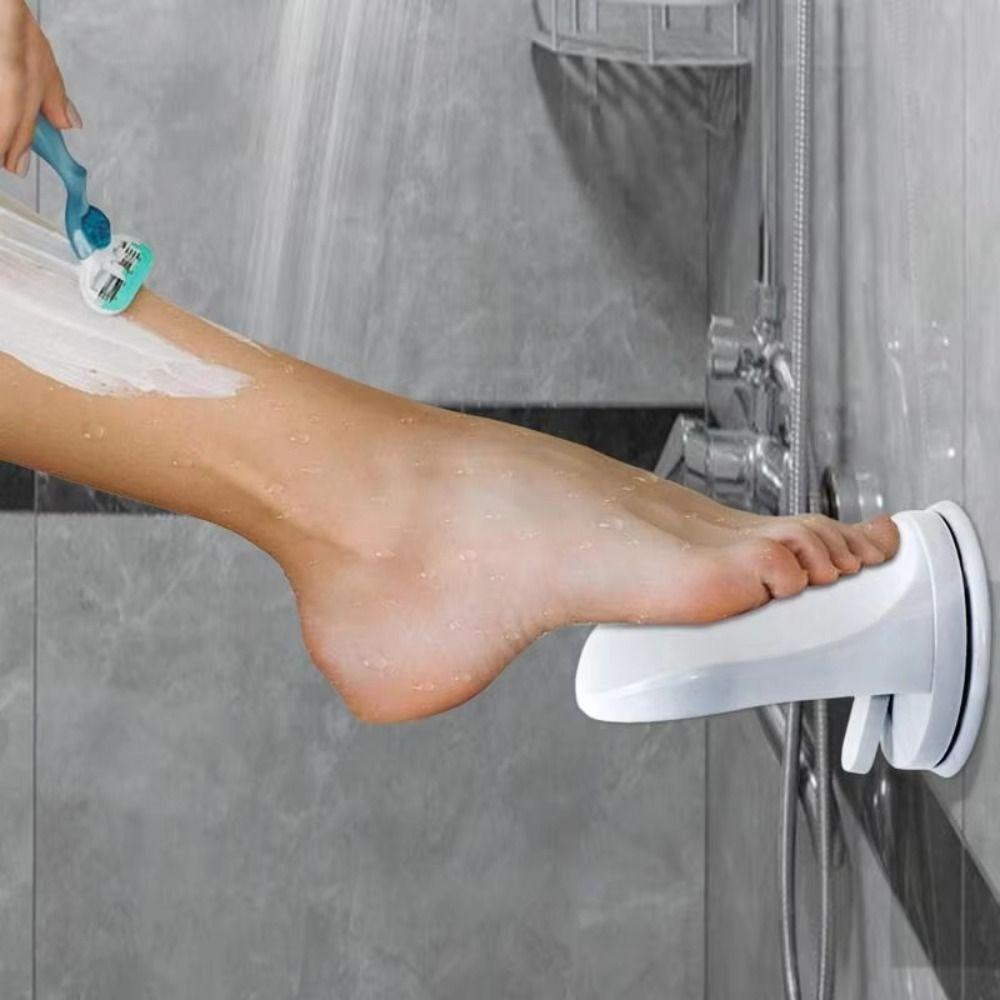 Non Slip Shower Foot Rest Grip Holder Leg Shaving Footrest Portable Shaving Leg Step  Bathroom
