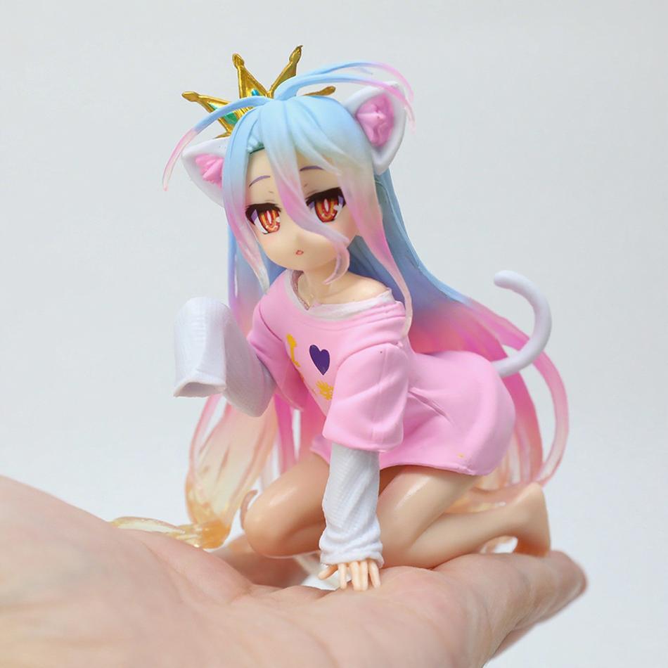 Новая 13СМ Аниме NGNL No Game No Life Фигурка Белая Аниме ПВХ Аниме Фигурки Экшн Модель Коллекция Украшение Аниме Модель Игрушка Подарок