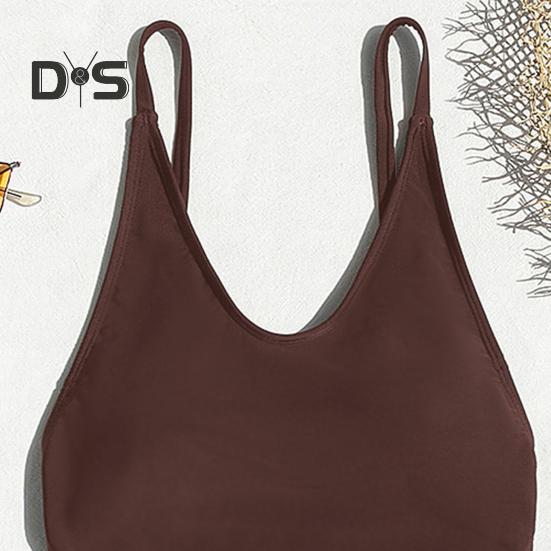 Женский сексуальный монокини с V-образным вырезом без рукавов купальник с открытой спиной, подчеркивающий фигуру, цельный бикини