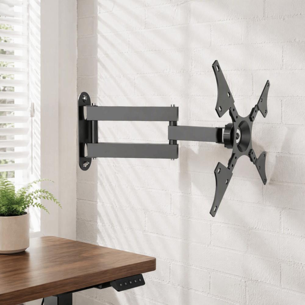 Adjustable Rotating Arm Articulating TV Wall Mount Flat Panel Display Mount