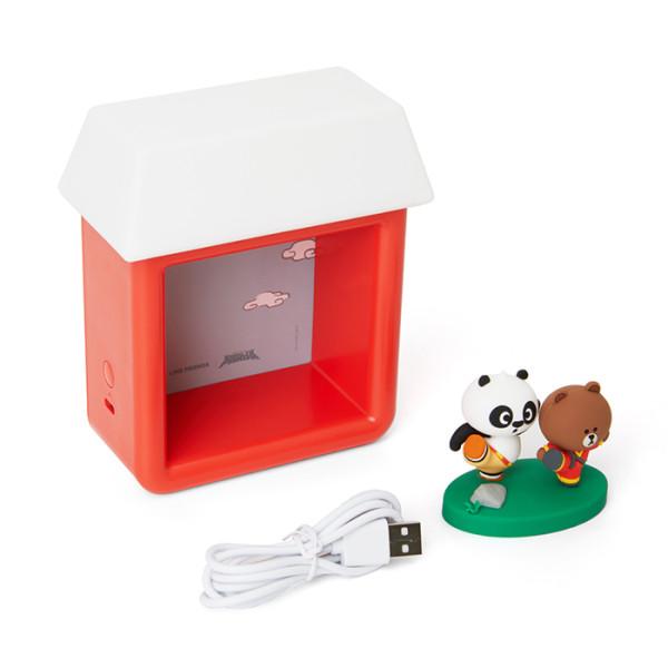 Line Friends l Kung Fu Panda Brown & Po House Figures Mood, etc.
