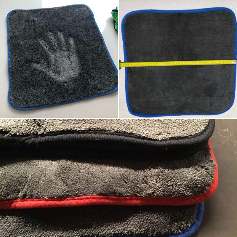 Автомойка 1200GSM Детализация автомобиля Полотенце из микрофибры Ткань для чистки автомобиля Сушка Толстая тряпка для мытья автомобиля