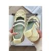 Cowhide Version~ Retro Mary Jane Single Shoes Women's Spring New Soft-soled Comfortable Ballet Flats Tide