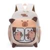 Kids Cartoon Animal Backpack With Ergonomic Shoulder Straps For School Kids