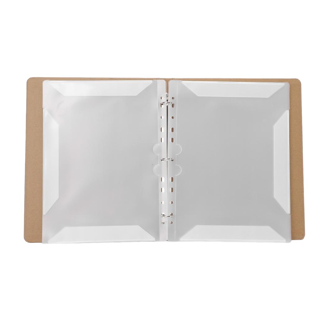 Папка для нот A4 Вместимость 20 листов Крафт-бумага ПВХ Файл-биндер для нот для концертов репетиций обучения