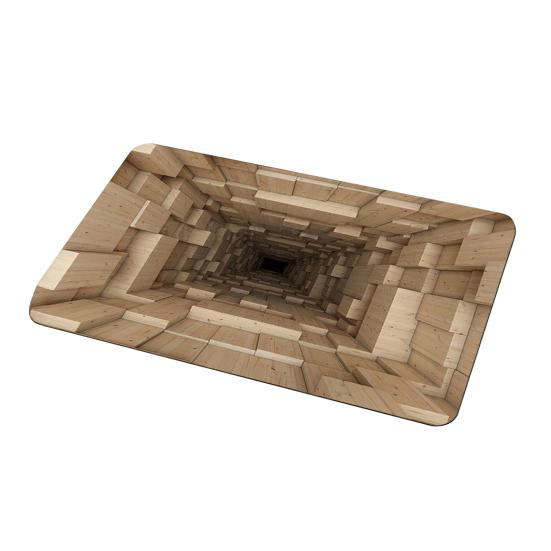 3D Оптическая Иллюзия Ловушка Придверный Коврик Бесконечная Бездна Ковер Реалистичный Визуальный Придверный Коврик Нескользящий Напольный Коврик