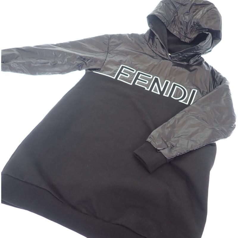 Fendi JF8541AG34 цельный черный хлопок/полиэстер Детский