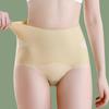 Women's Panties High Waisted Tummy Tightening Solid Color Slimming Thin Sports Panties Women's Underwear