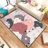 Большой ковер с рисунком животных, ковер для гостиной, спальни, украшение дивана, коврик для кухни, нескользящий напольный коврик для пикника
