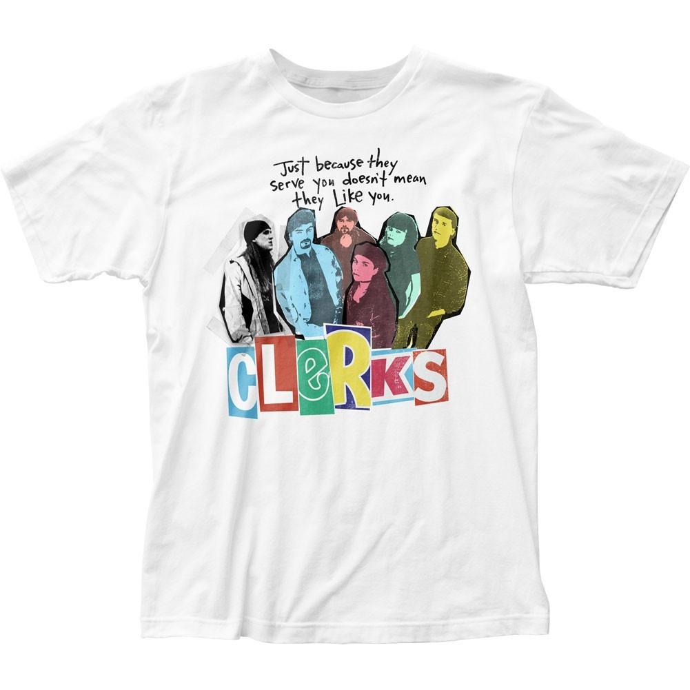 Clerks Movie Mens T Shirt Classic Pop Culture Funny Movie Tee New White