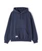 Schott [WEB LIMITED] Oval Chenille Logo Hooded Sweatshirt, Men's Size M (782-3931002), Navy