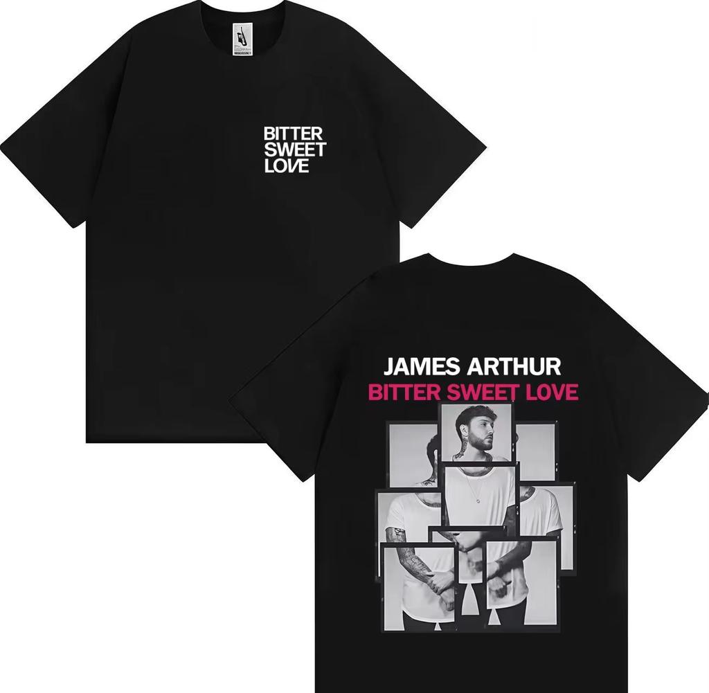 2026 Singer James Arthur Bitter Sweet Love Album Tour AestheticShort Sleeve Tshirt Top Fashion Men Women Streetwear