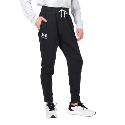 UA Rival Terry Jogger Черный Оникс Белый XXL