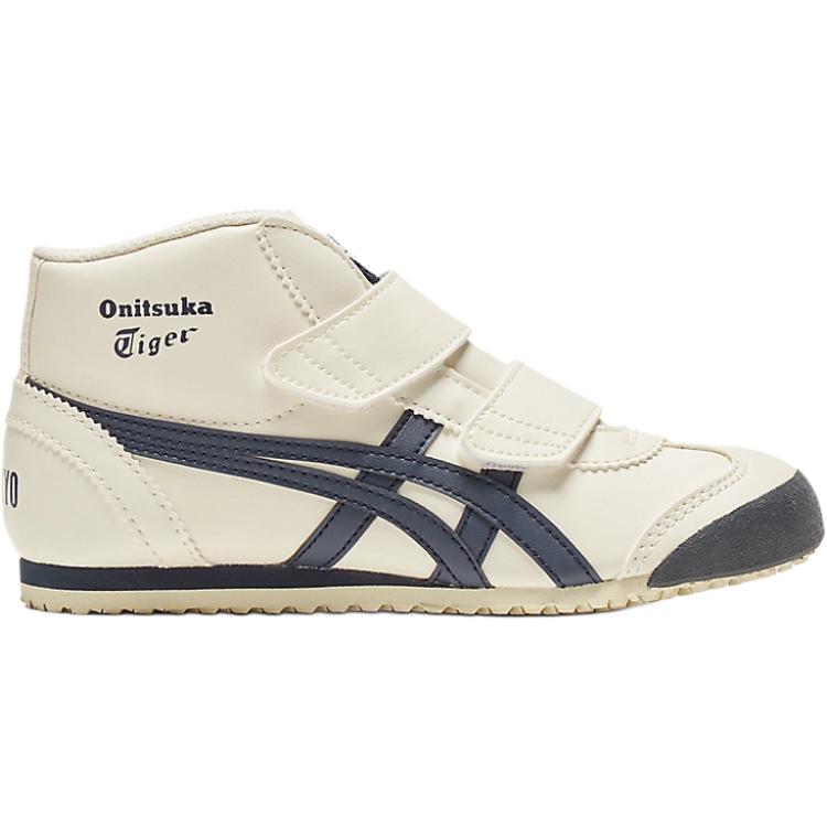 ONITSUKA TIGER Mexico 66 Удобные Универсальные Прочные Полувысокие Детские Повседневные Кроссовки Детские Повседневные Кроссовки Молочно-Белые 1184A002-200