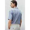 H M Regular Fit Lyocell caMp sHirt Pale Blue