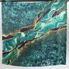 Green Gilt Aurora Satin Silk Large Square Scarf Silk Scarf Women'S Autumn And Winter Mulberry Silk Scarf Shawl Mother