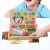 Wooden Toys Maths Games Teaching Learning Clocks Activity Toy Counting Sticks Box Set