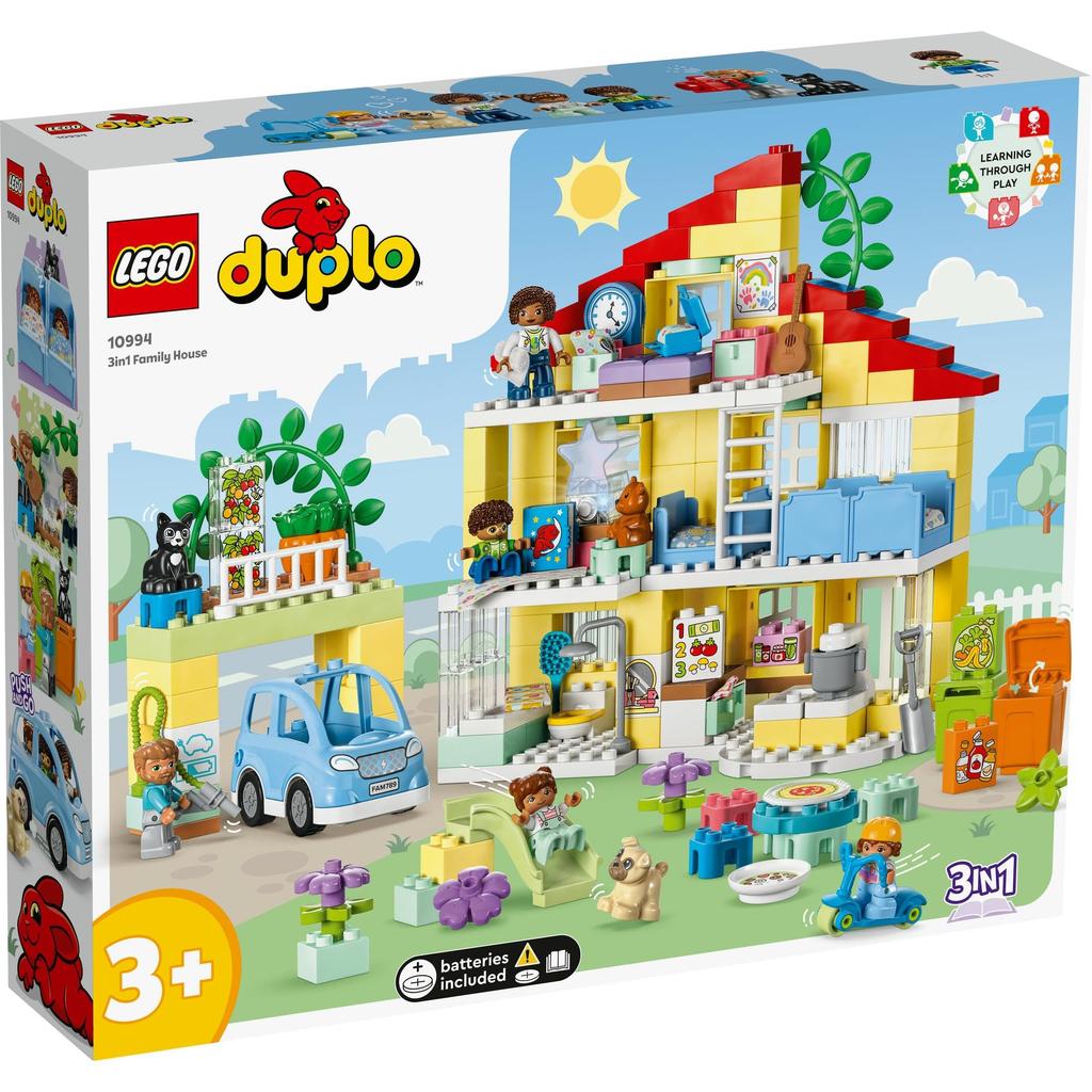 LEGO Duplo Duplo Town 3in1 Home Toys Present Birthday Blocks Educational Christmas Boys Girls Children 1 and a Half Years Old 2 Years Old 6 Years Old