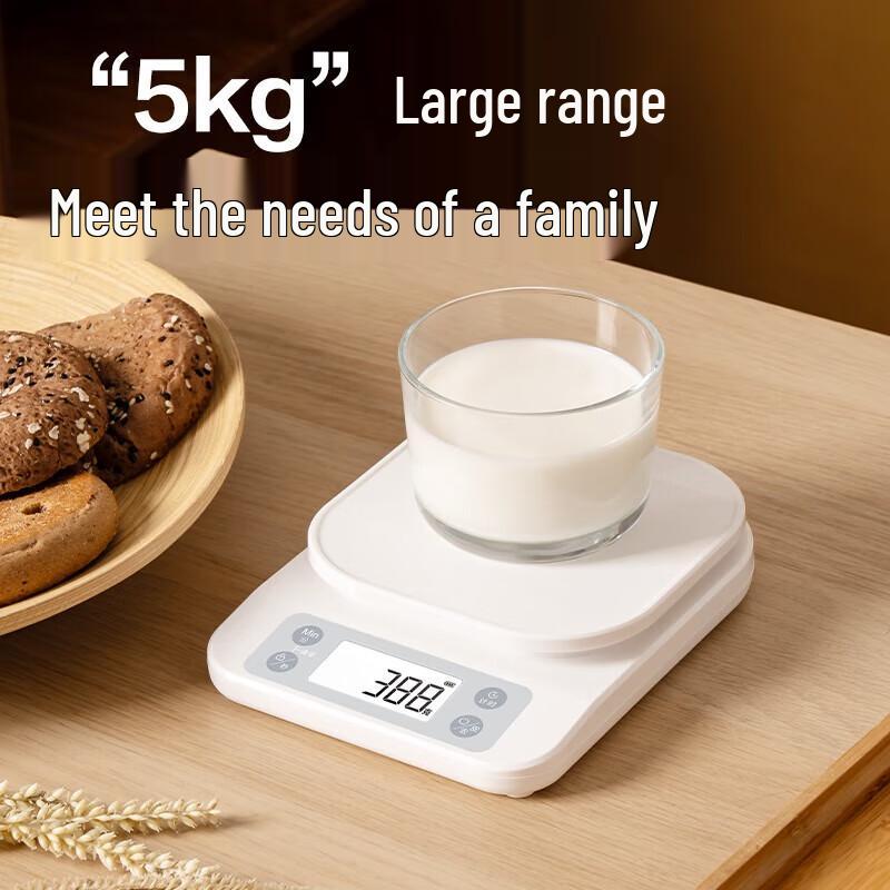 Deli 5kg/1g Electronic Kitchen & Jewelry Scale with Timer