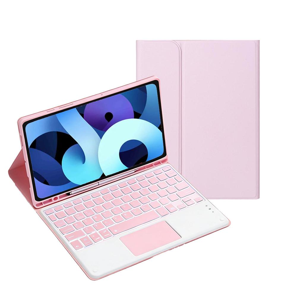 Защитный чехол для Galaxy Tab A9+ с Bluetooth-клавиатурой Samsung S11+ и кожаным чехлом с подсветкой A7 Touch