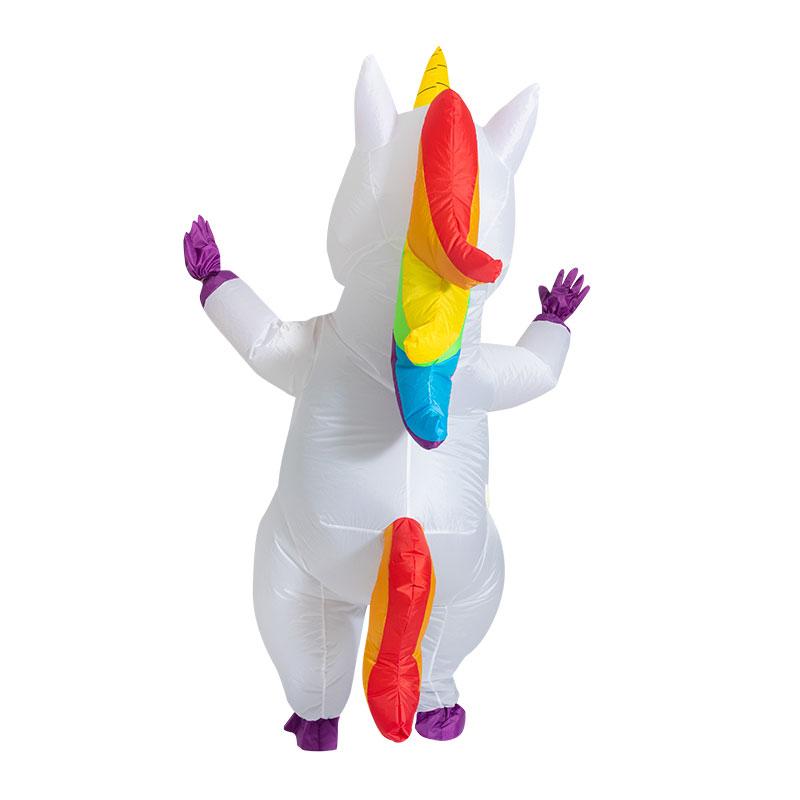 Аниме Надувной костюм единорога розовый костюм единорога во весь рост для косплея с воздуходувкой смешной костюм для вечеринки на Хэллоуин для взрослых
