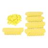 100 PCS Cattle Ear Tag Polyurethane Yellow Blank Livestock Identification Ear Tags for Cattle Cow