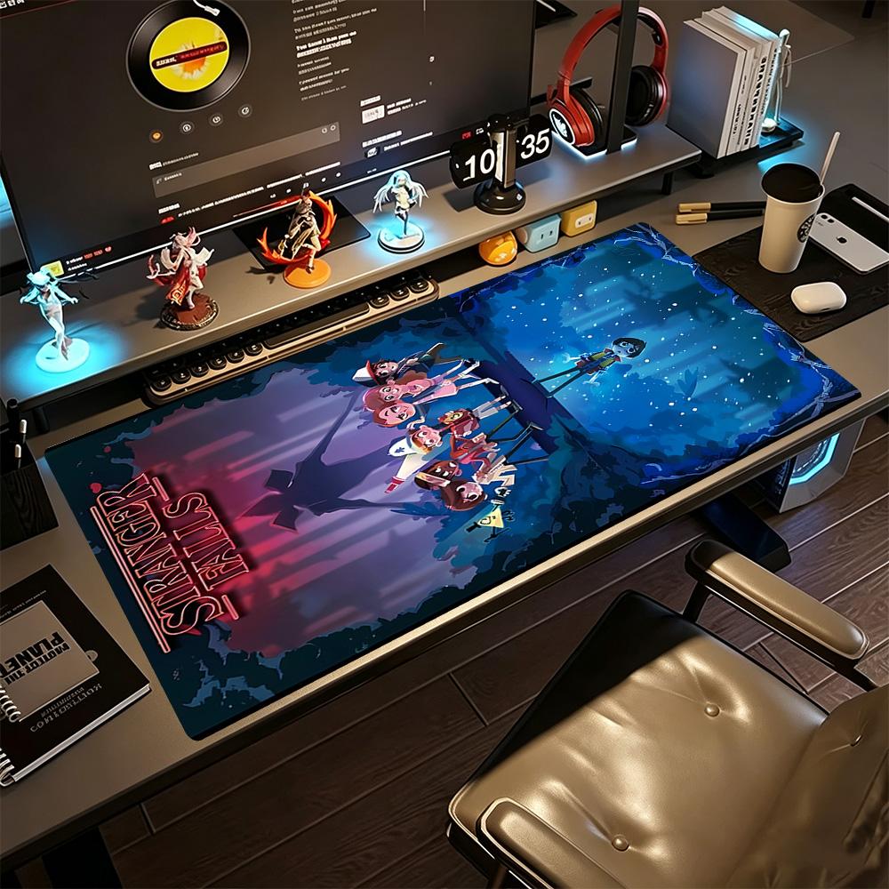 Stranger Things Gaming Mouse Pad Gamer Mousepad Office Mouse Mats Non-Slip Rubber Bottom Office Desk Accessory