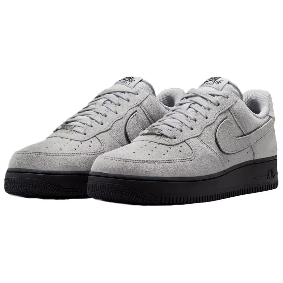 Nike Air Force 1 Low '07 LV8 Светло-дымчато-серый Замша Черный HQ1966-001