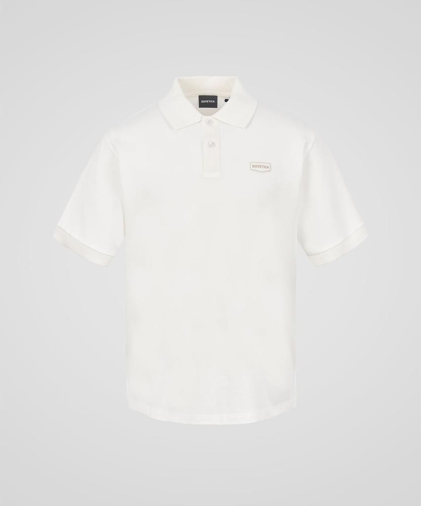 DUVETICA Ginessio (Light Ivory) (Men'S Short-Sleeve Polo Shirt)