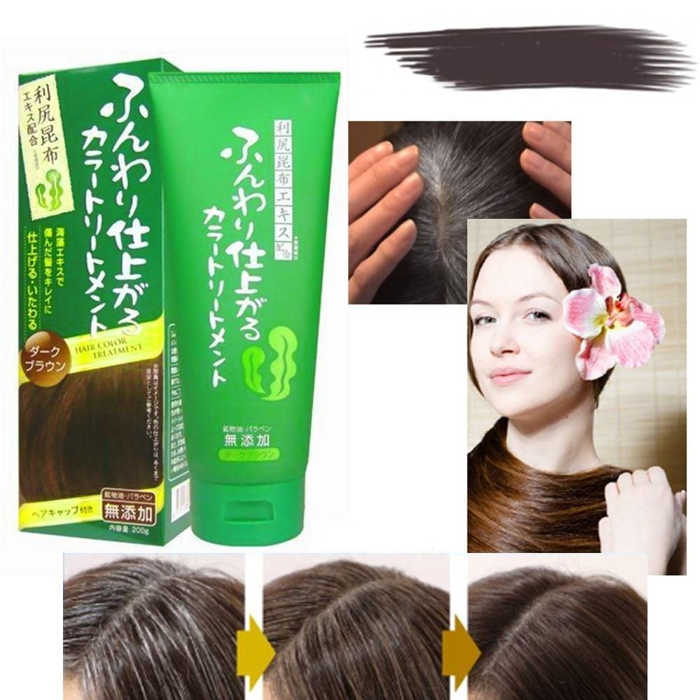 clo8224XX Risiri Treatment Hair Self Gray Hair Cover Dye 1 pcs