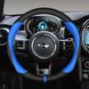Carbon Fiber Leather Car Steering Wheel Cover For MINI Cooper R50 R55 R56 F57 Clubman Countryman Clubvan Coupe Auto Accessories mjewr55
