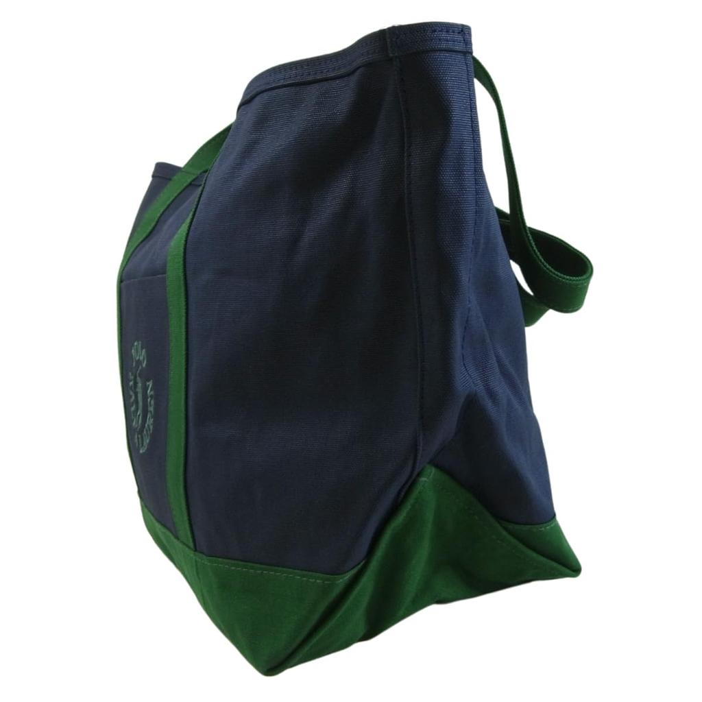 RALPH Ralph Сумка-тоут через плечо Хлопковый холст Темно-синий x Зеленый [POLO LAUREN] [Polo Lauren] Мужская [Б/у]