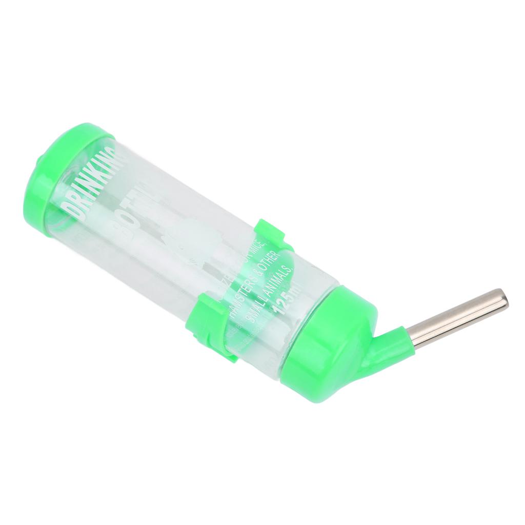 Диспенсер для бутылок с водой для хомяков, автоматический питьевой фонтанчик без капель для мелких животных, зеленый