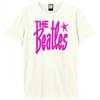 Amplified Unisex Adult Retro Logo The Beatles T-Shirt