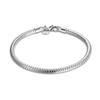 Fashion Round Snake Bracelet Women Jewelry Simple Trend 4mm Snake Bone Bracelet