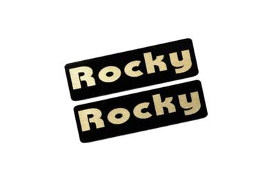 EEE-213-3 Rocky Черный Золотой Акриловый 2-слойный Стикер Daihatsu Rocky 200 210 Кастом Ранний Поздний Набор из 2 штук
